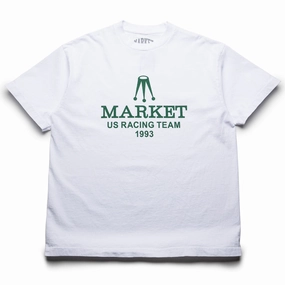 Market Relax Team Racing Tee - White