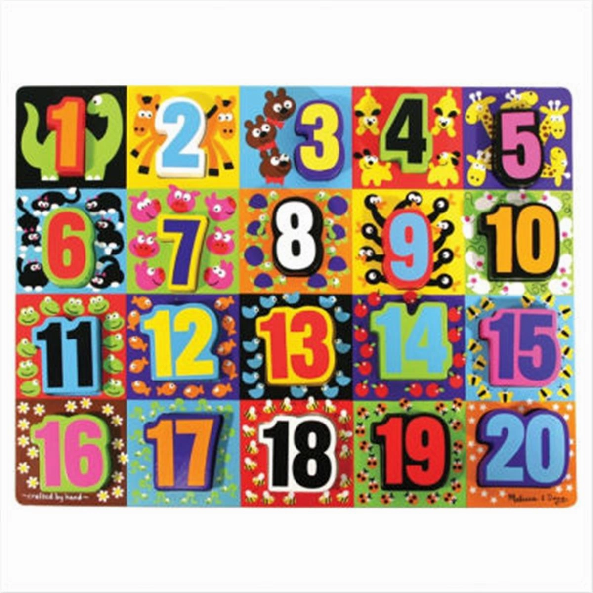 Melissa & Doug  Jumbo Numbers Chunky Puzzle