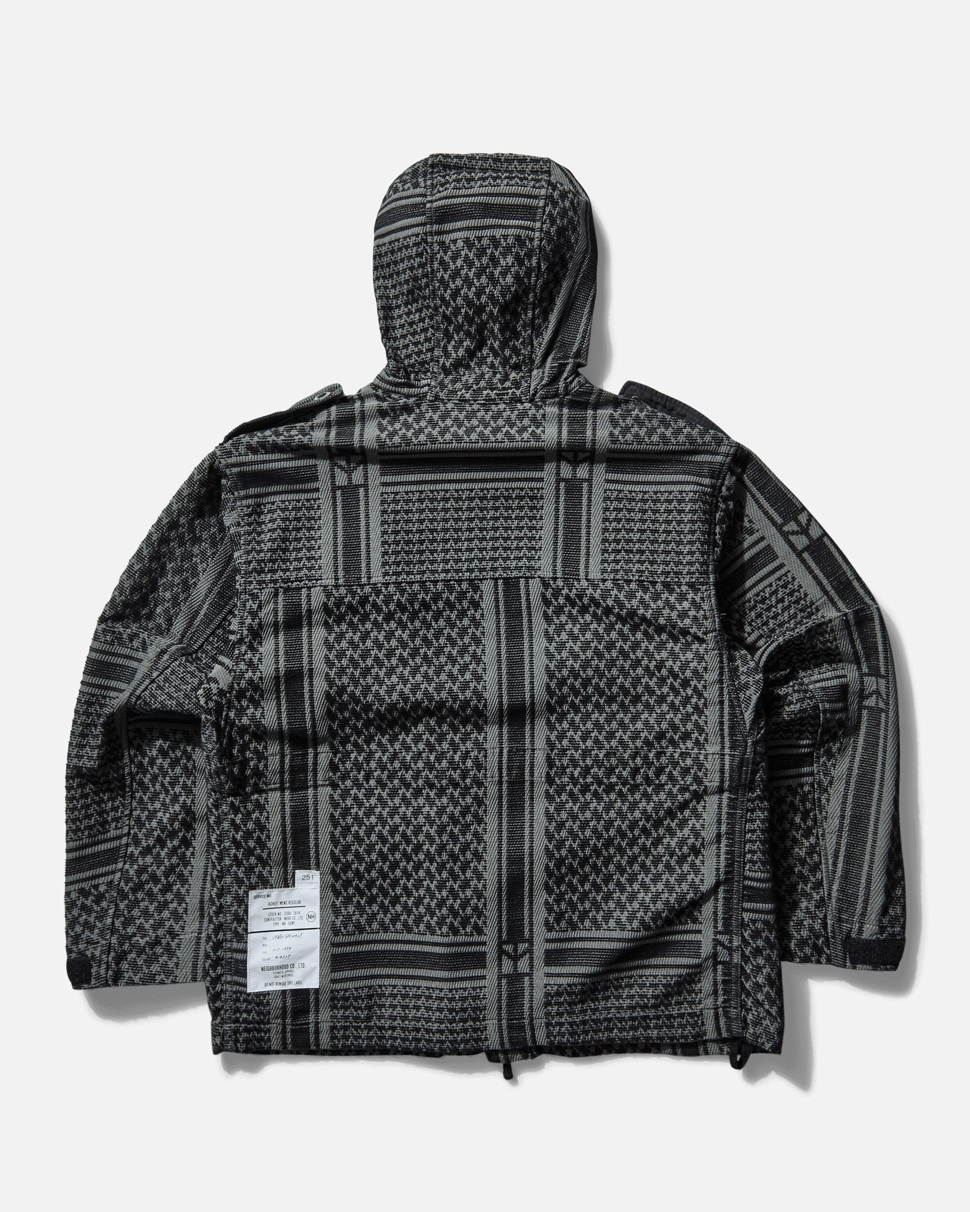 Men's JQ Shemagh Smock Jacket Black