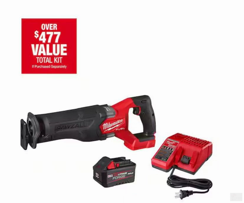 Milwaukee M18 FUEL Sawzall With Forge 6.0 Battery (2821-21F)