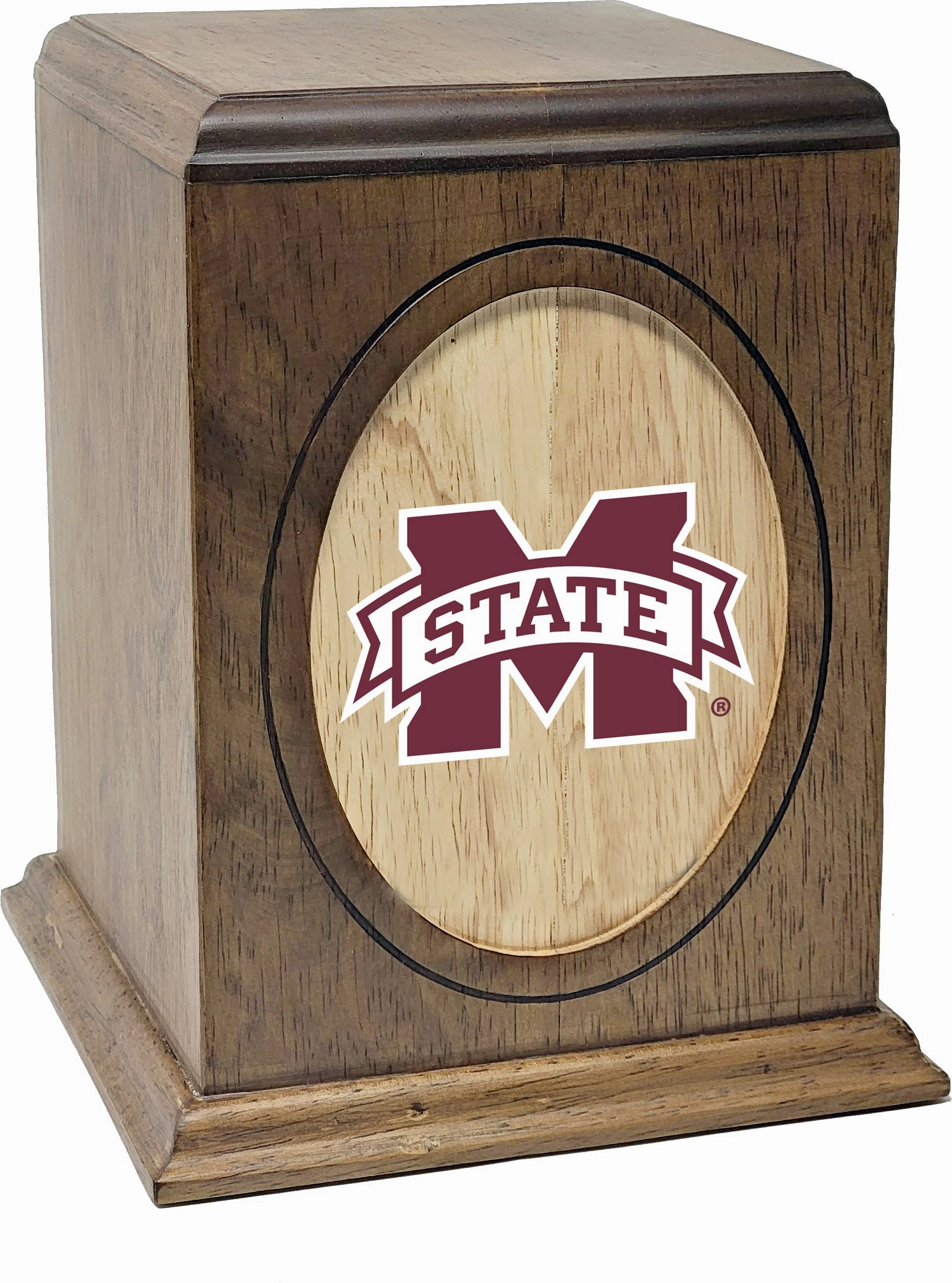 Mississippi Bulldogs College Cremation Urn - Maroon