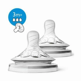 Natural Teat 2 pack - Medium Flow