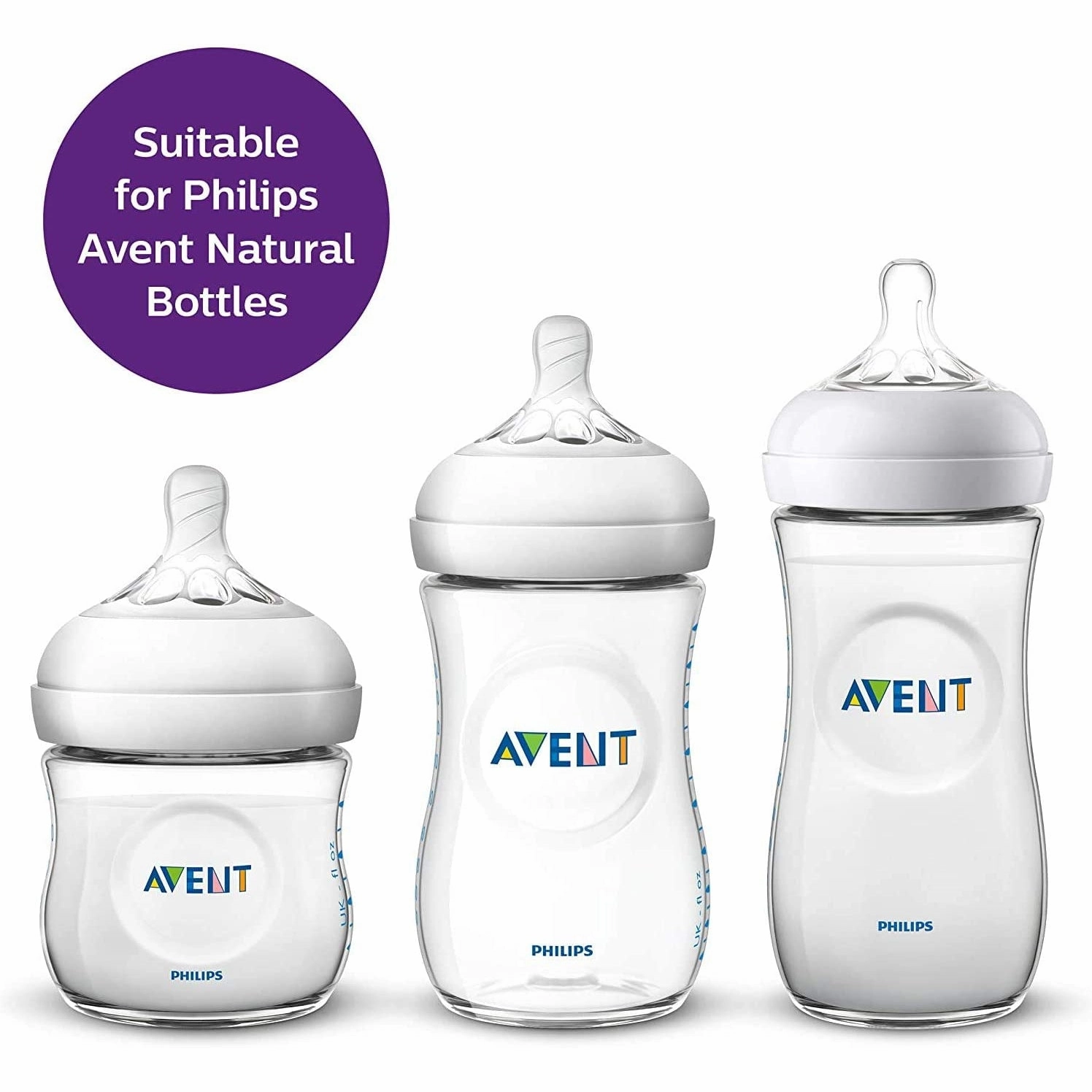 Natural Teat 2 pack - Medium Flow