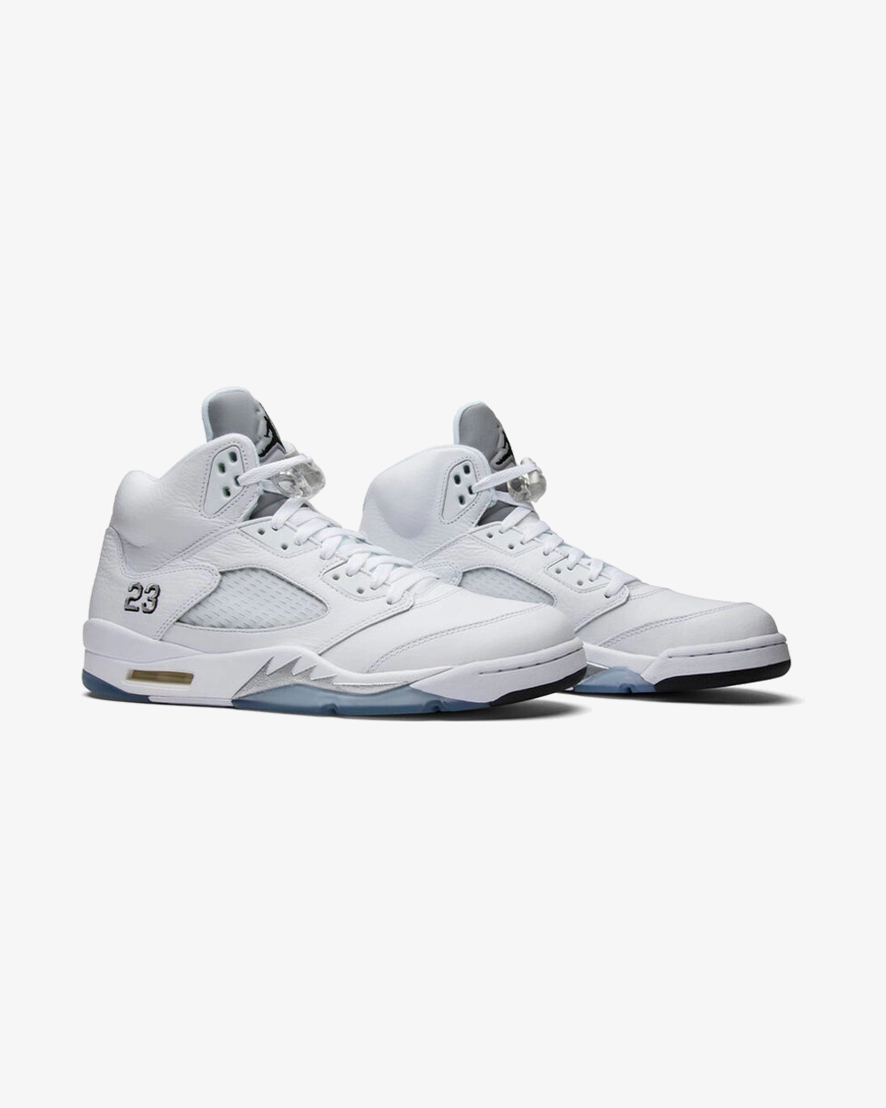 NIKE AIR JORDAN5 METALLIC WHITE