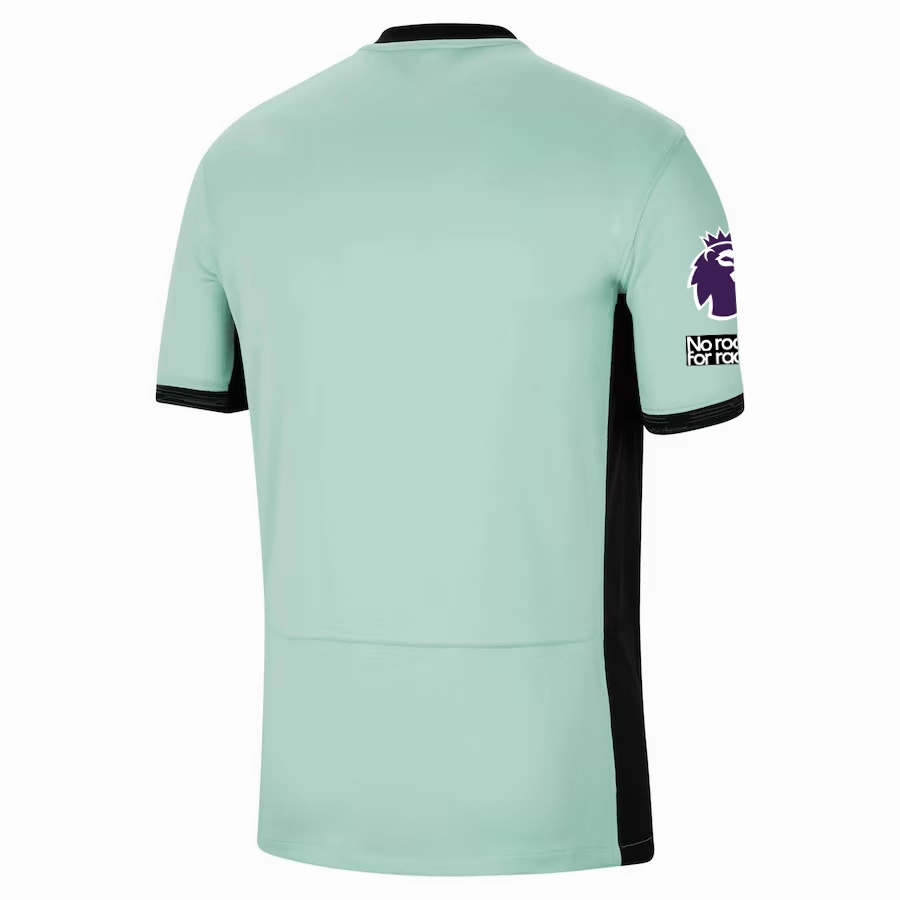 Nike Chelsea Third Jersey w/ EPL   No Room For Racism Patches 23/24 (Mint Foam/Black)