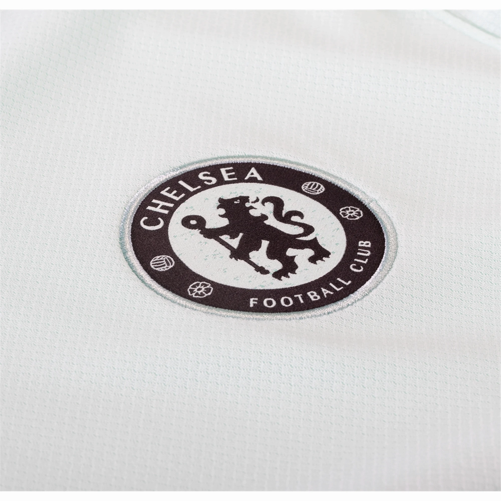 Nike Chelsea Third Jersey w/ EPL   No Room For Racism Patches 23/24 (Mint Foam/Black)