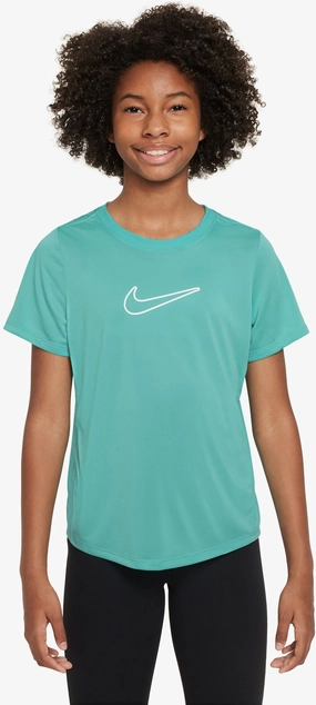 Nike One Fitted Big Kids Girls Dri-Fit Short Sleeve Top