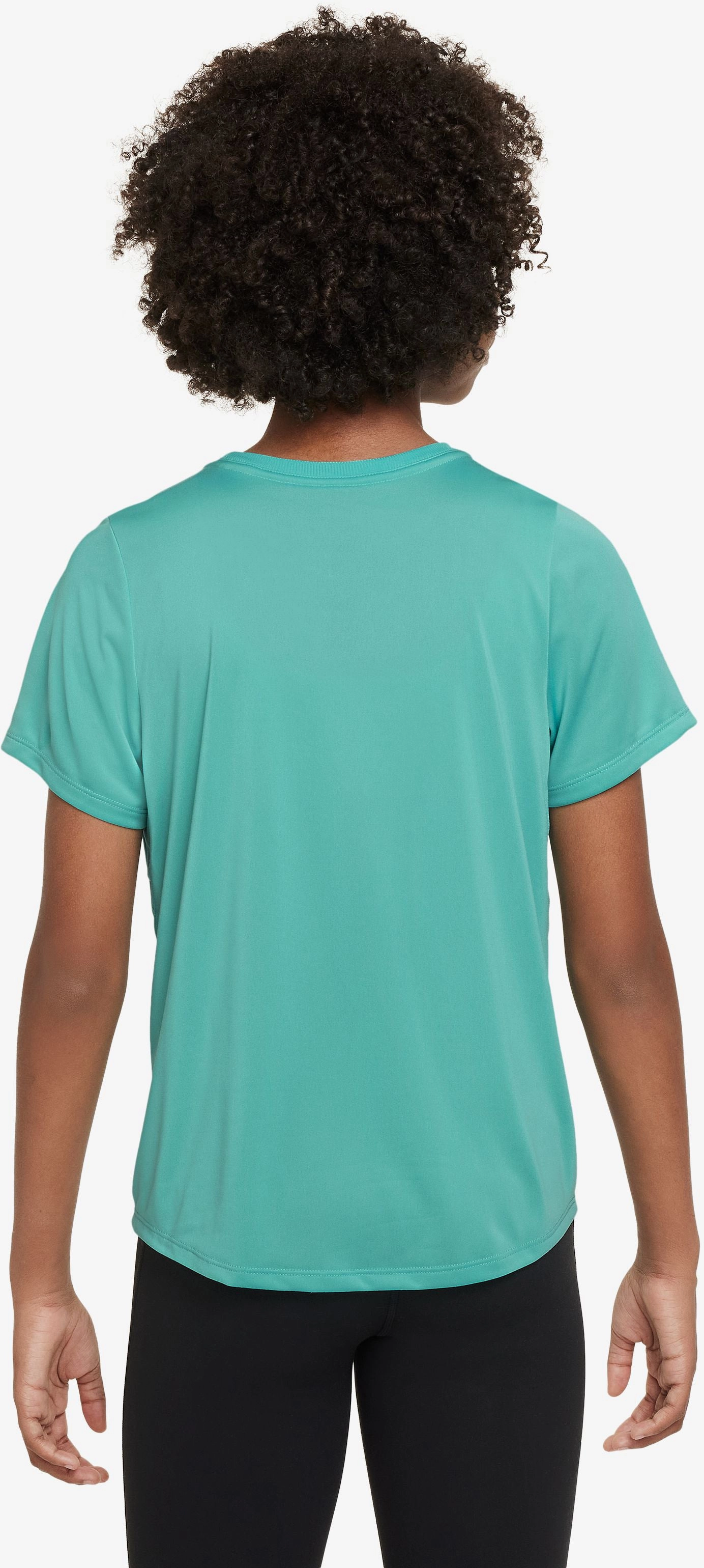 Nike One Fitted Big Kids Girls Dri-Fit Short Sleeve Top