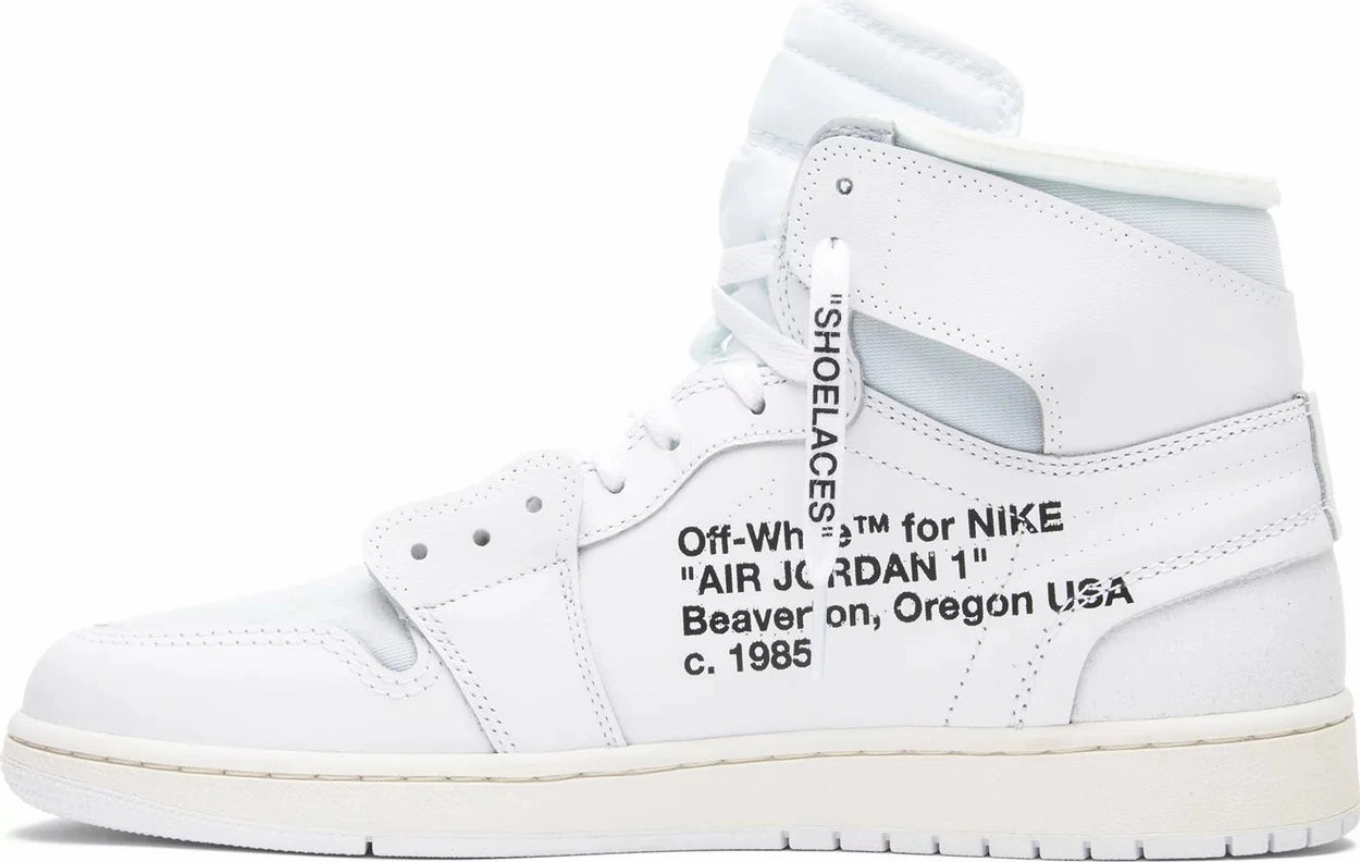 Off-White x Air Jordan 1 Retro High OG 'White' 2018 SKU AQ0818 100 - Authentic - New in Box