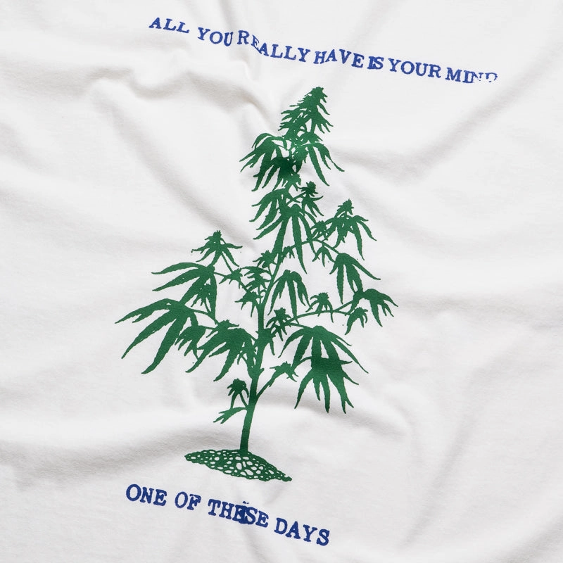 One Of These Days All You Really Have Is Your Mind Tee - Bone