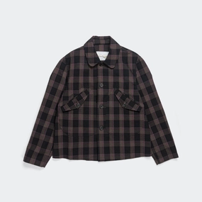 Orchard Jacket - Raspberry Seersucker