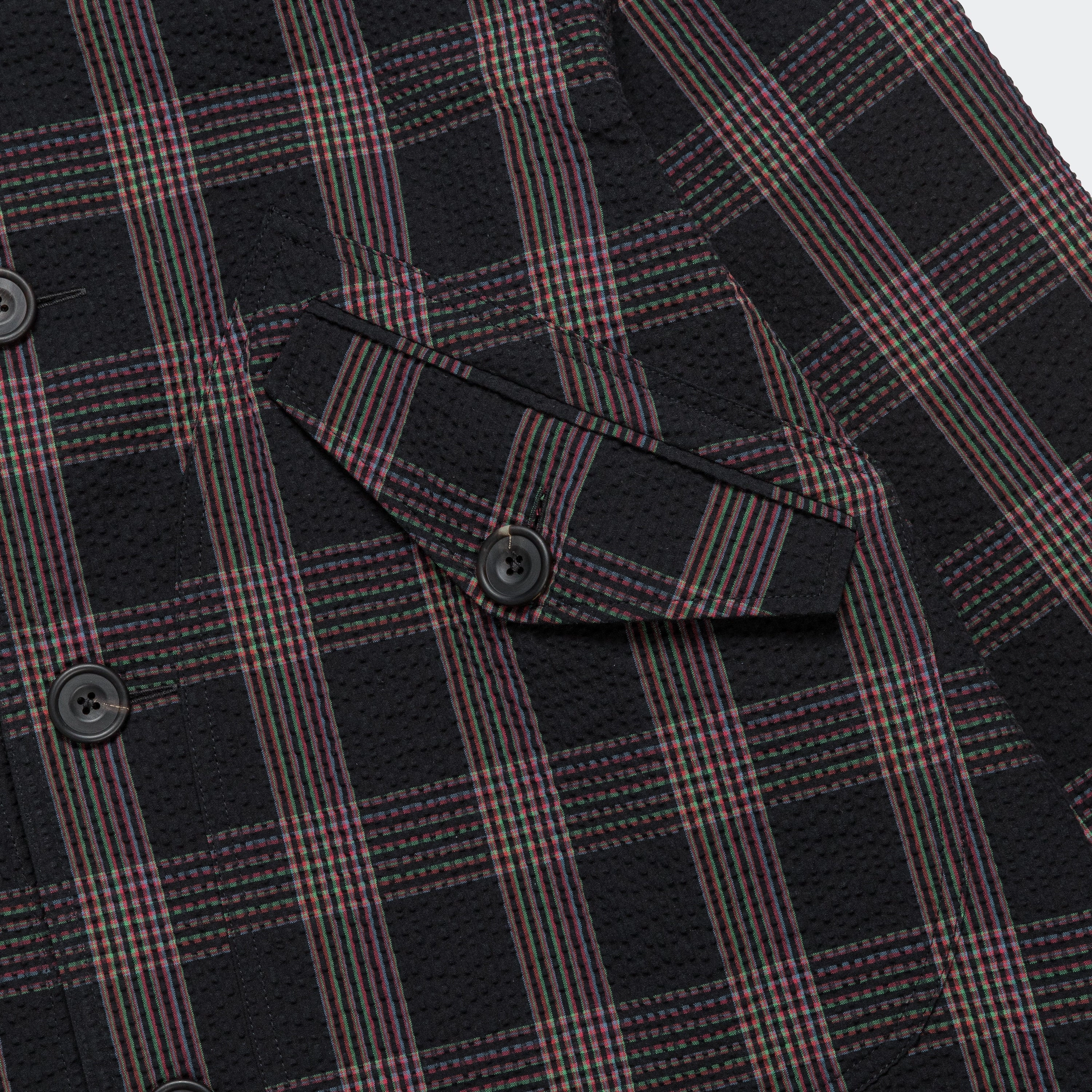 Orchard Jacket - Raspberry Seersucker
