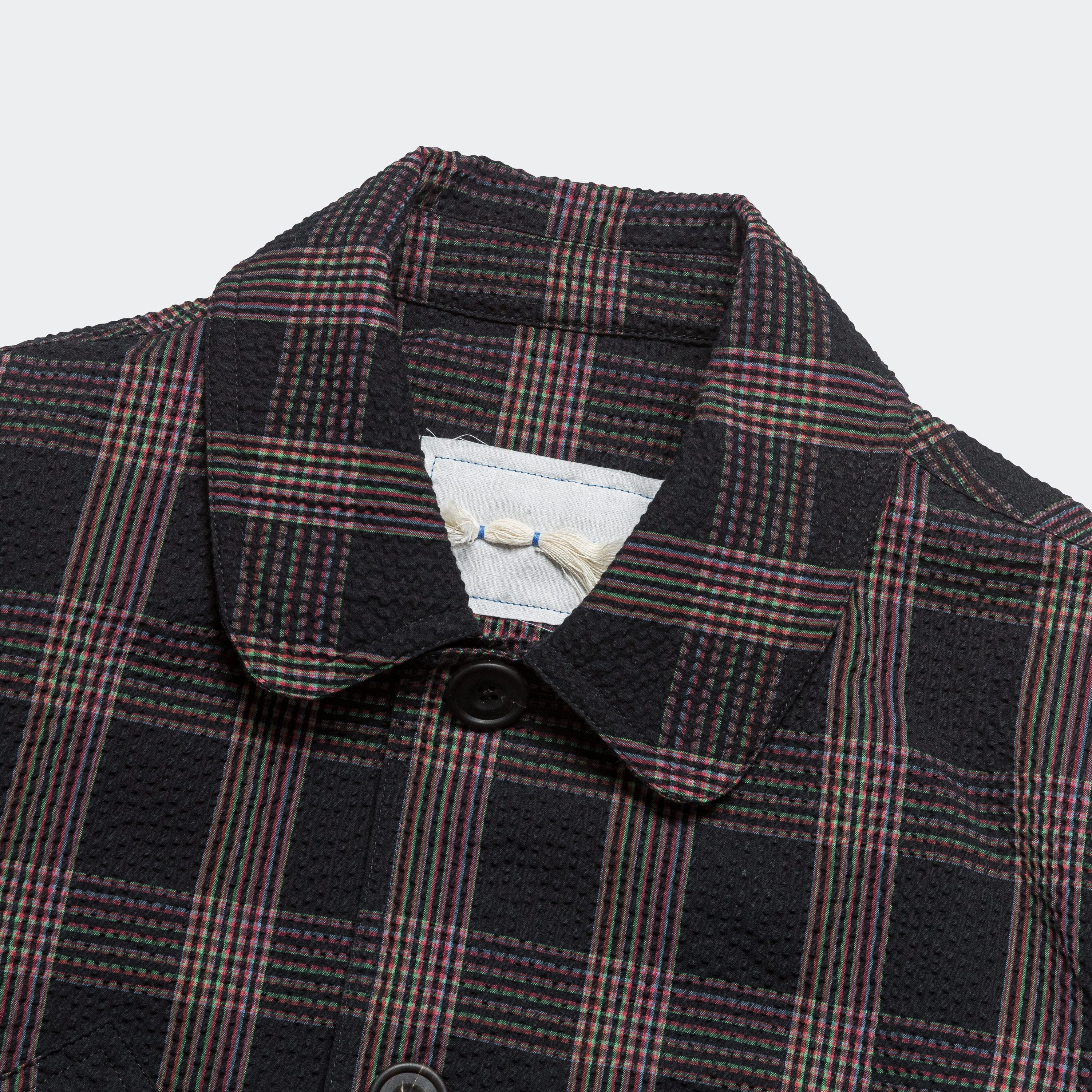 Orchard Jacket - Raspberry Seersucker