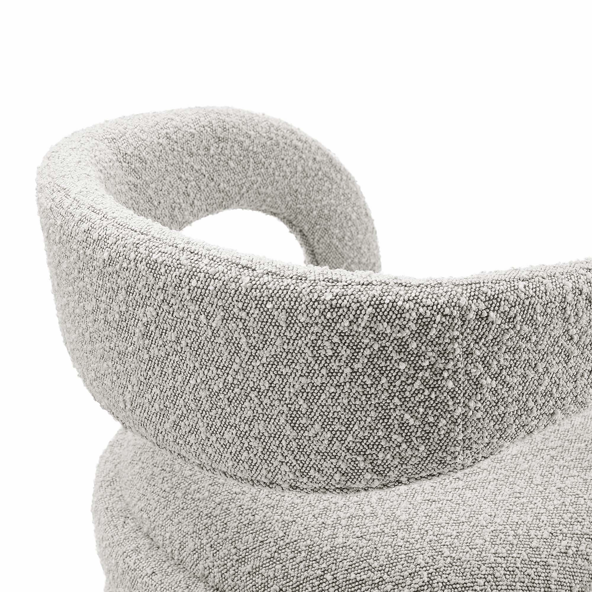 Pinnacle Boucle Upholstered Counter Stool Set of Two by Modway
