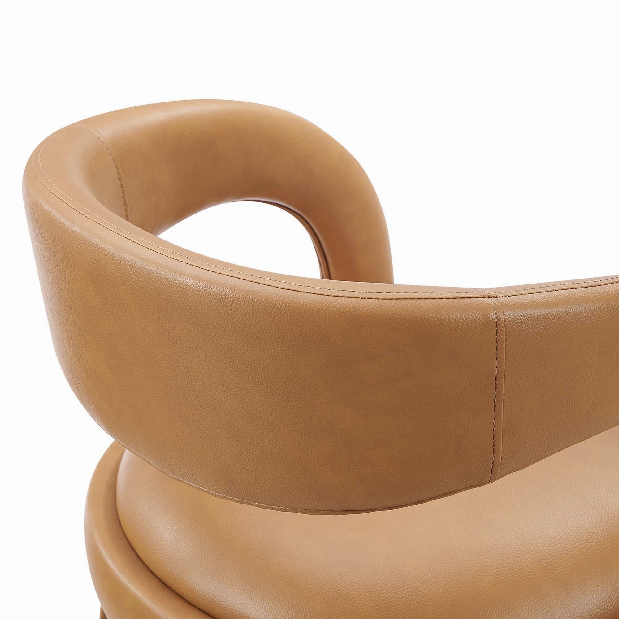 Pinnacle Vegan Leather Counter Stool Set of Two by Modway