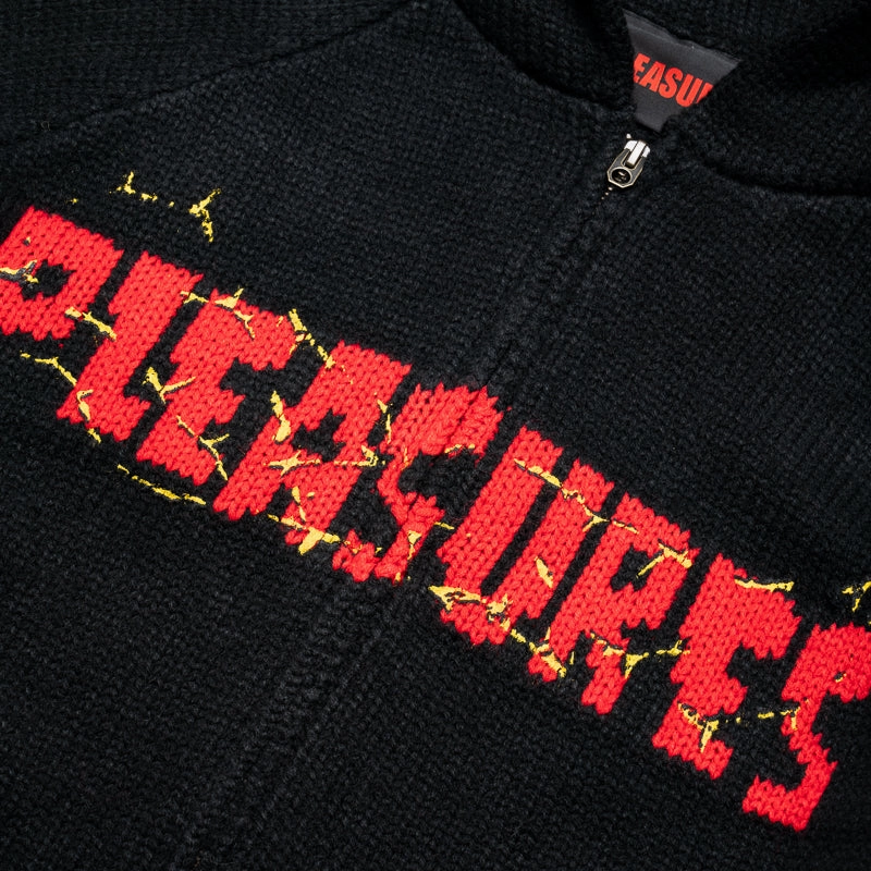 Pleasures Chosen Knitted Hoodie - Black