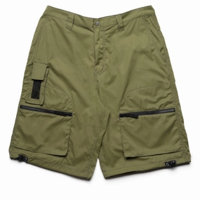 Pleasures Raider Cargo Shorts - Olive