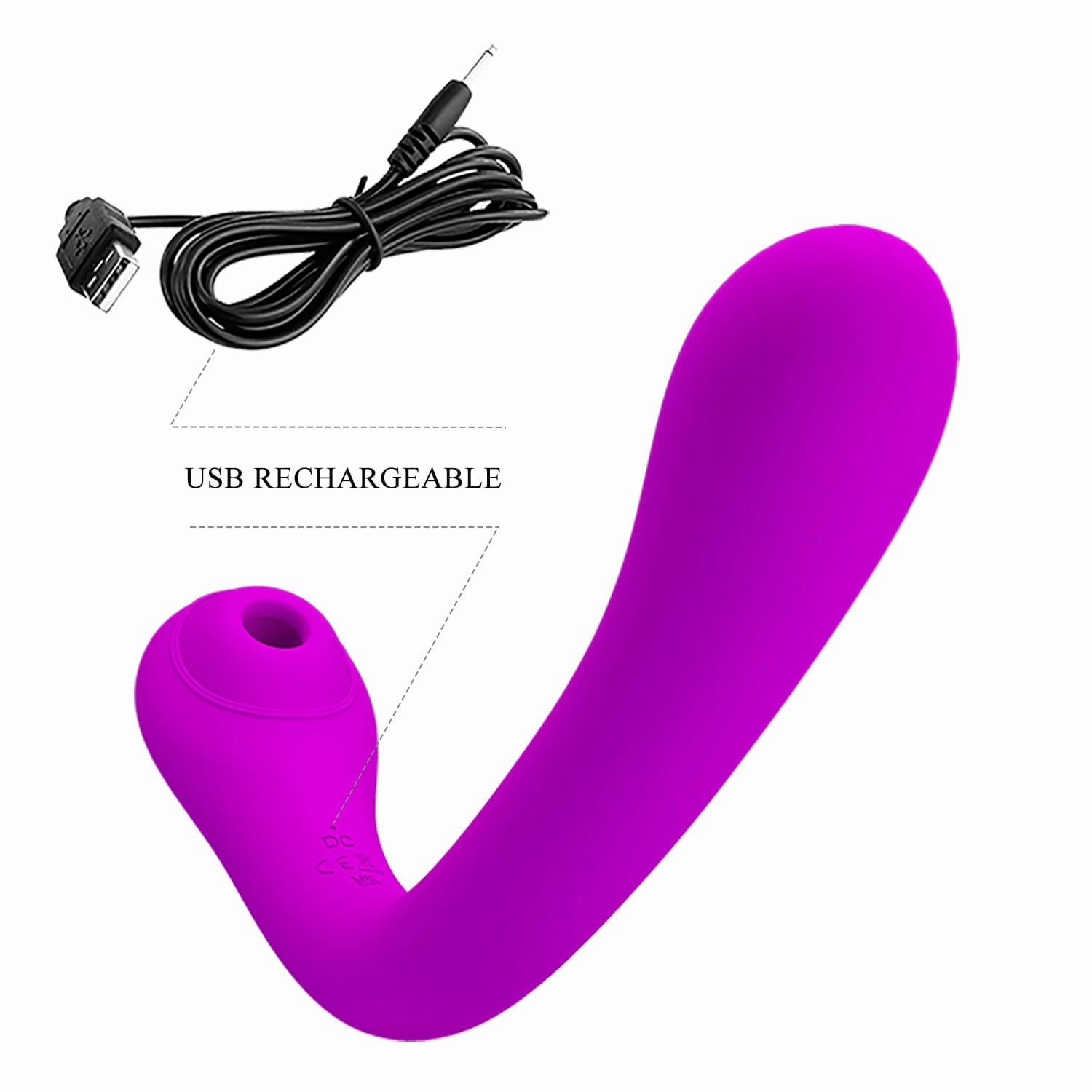 Pretty Love - Alex Vibrating Tapping Clitoral Massager (Pink)