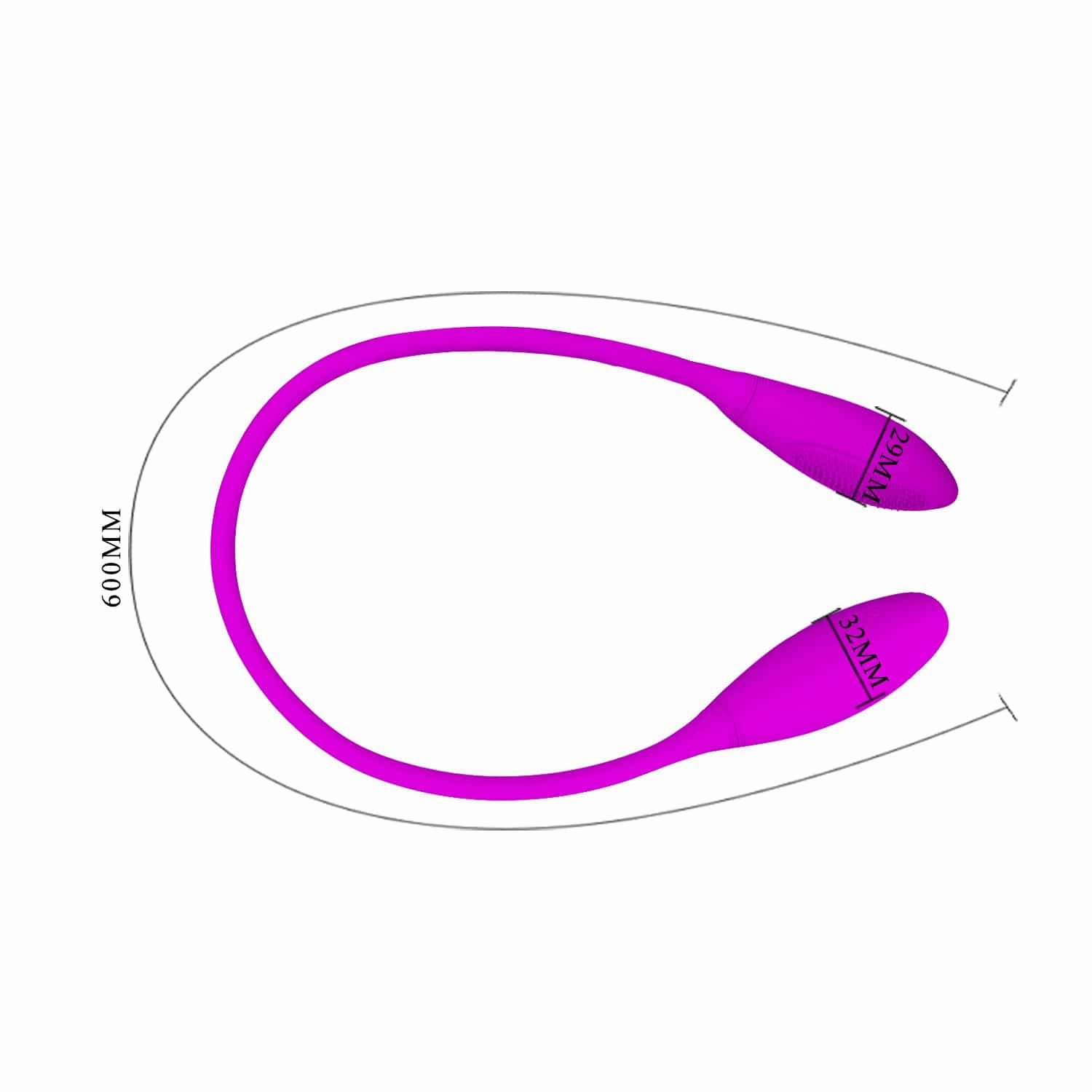 Pretty Love - Snaky Vibe Flexible Vibrator (Pink)