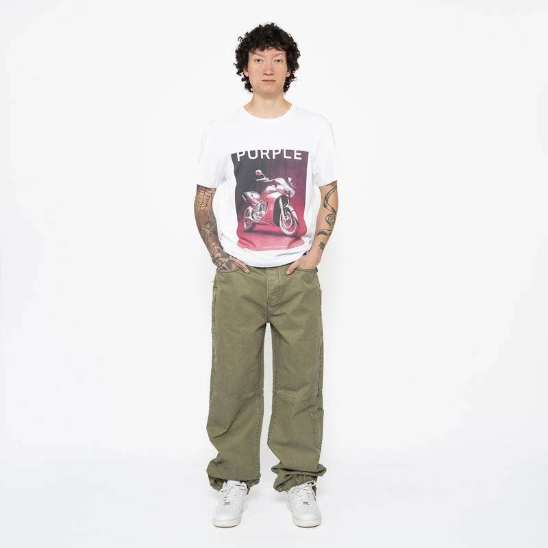 Purple Brand Woven 7 Pocket Pants - Green