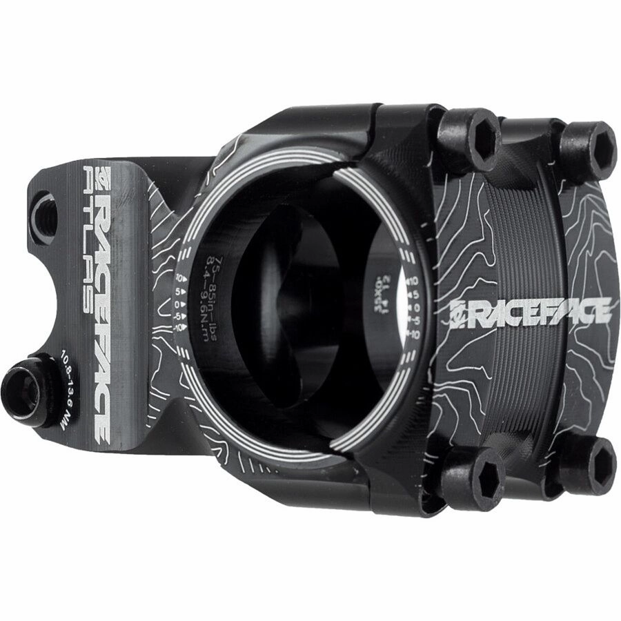 RaceFace Atlas 35 Stem, 35mm Length x 0° Rise, Black