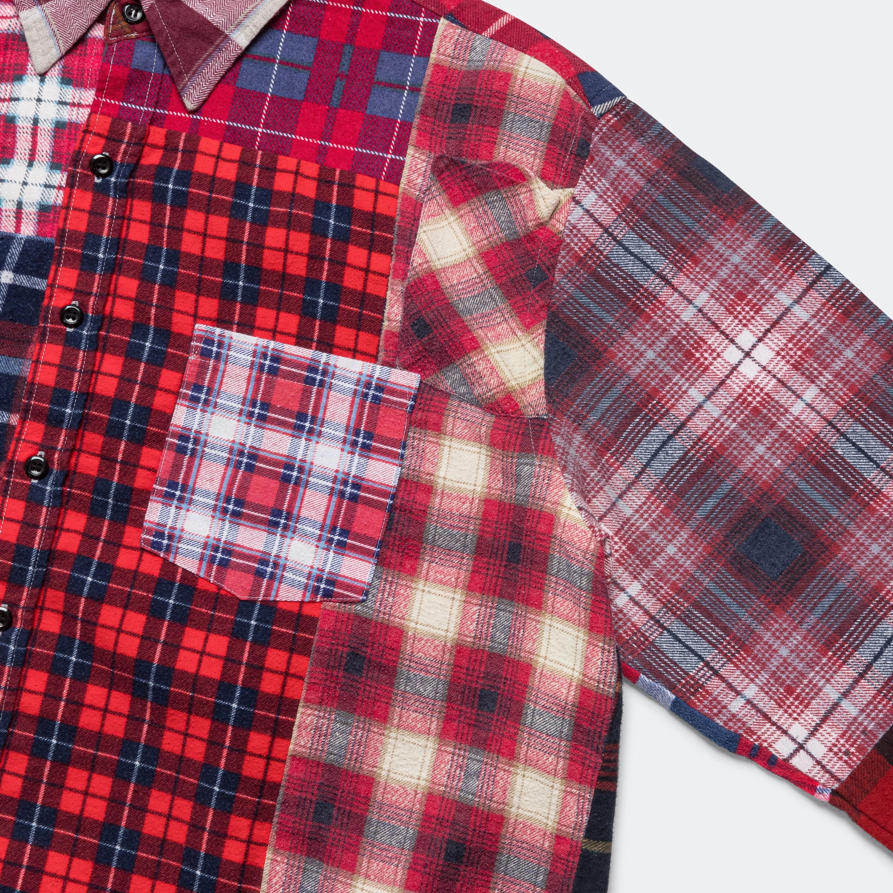 Rebuild Flannel Straight Hem Shirt SS25 - Large #8