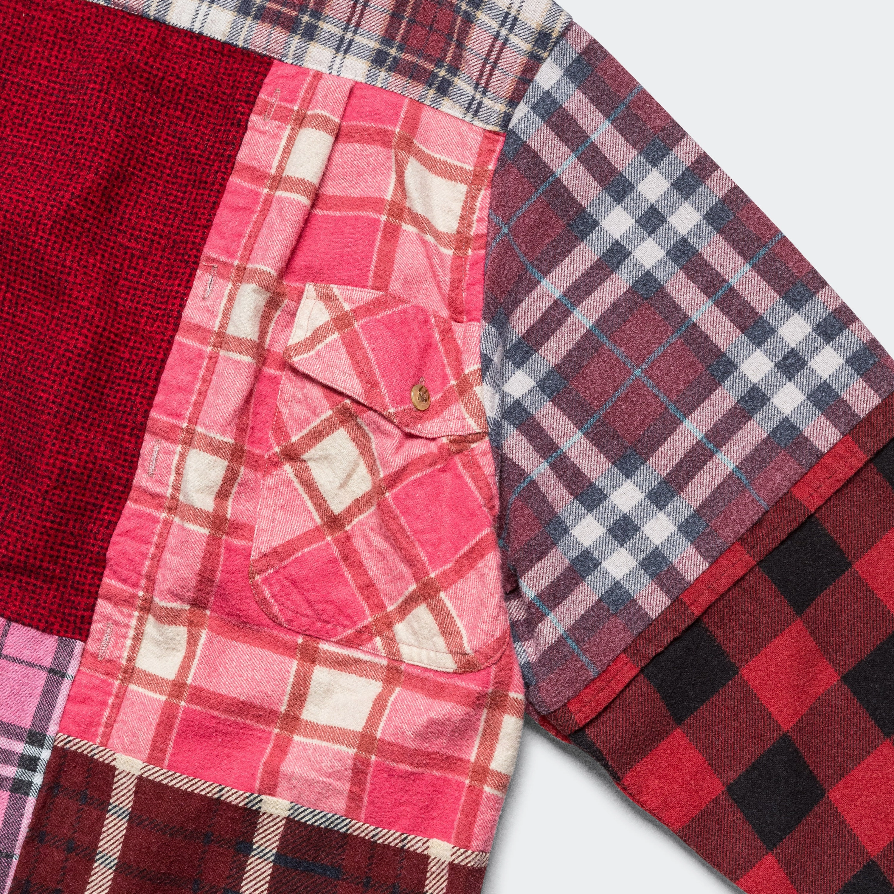 Rebuild Flannel Straight Hem Shirt SS25 - Large #8