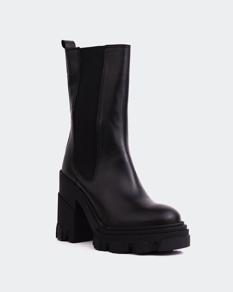 Rossland Black Leather