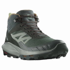 Salomon Outpulse Mid GORE-TEX Hiking Boots for Men - Urban Chic/Shadow/Rawhide - 9M