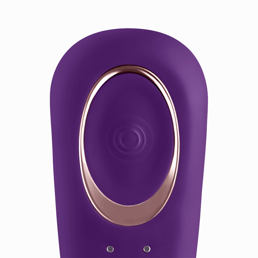 Satisfyer - Double Classic Partner Couple's Vibrator (Purple)