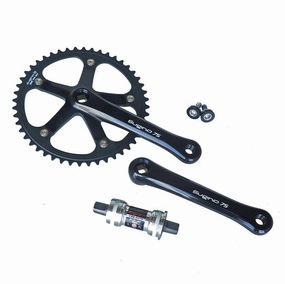 Sugino 75 Complete Crankset (incl. Sugino 75 Chainring   Bottom Bracket)