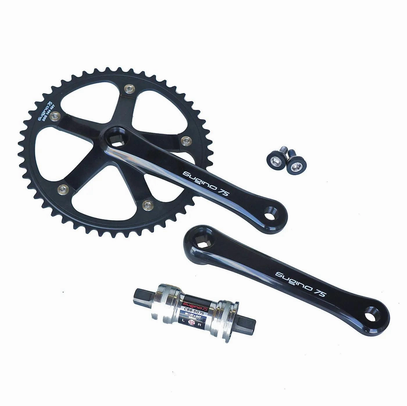 Sugino 75 Complete Crankset (incl. Sugino 75 Chainring   Bottom Bracket)