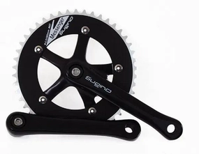 Sugino RD2 Messenger Crankset, 46T, 1/8", 165mm