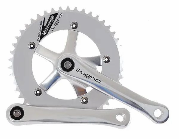 Sugino RD2 Messenger Crankset, 46T, 1/8", 165mm