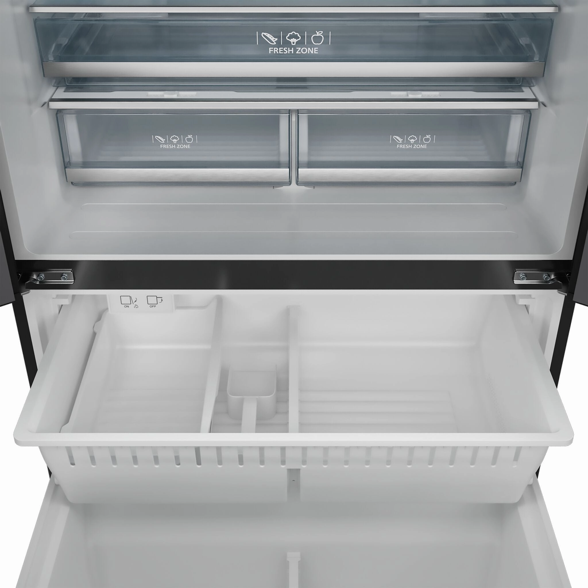 Thor Kitchen Matte Black French Door Counter-Depth Refrigerator with Ice Maker| Gordon Ramsay Collection (20.3 cu.ft.) - RF3621CTD00-SS