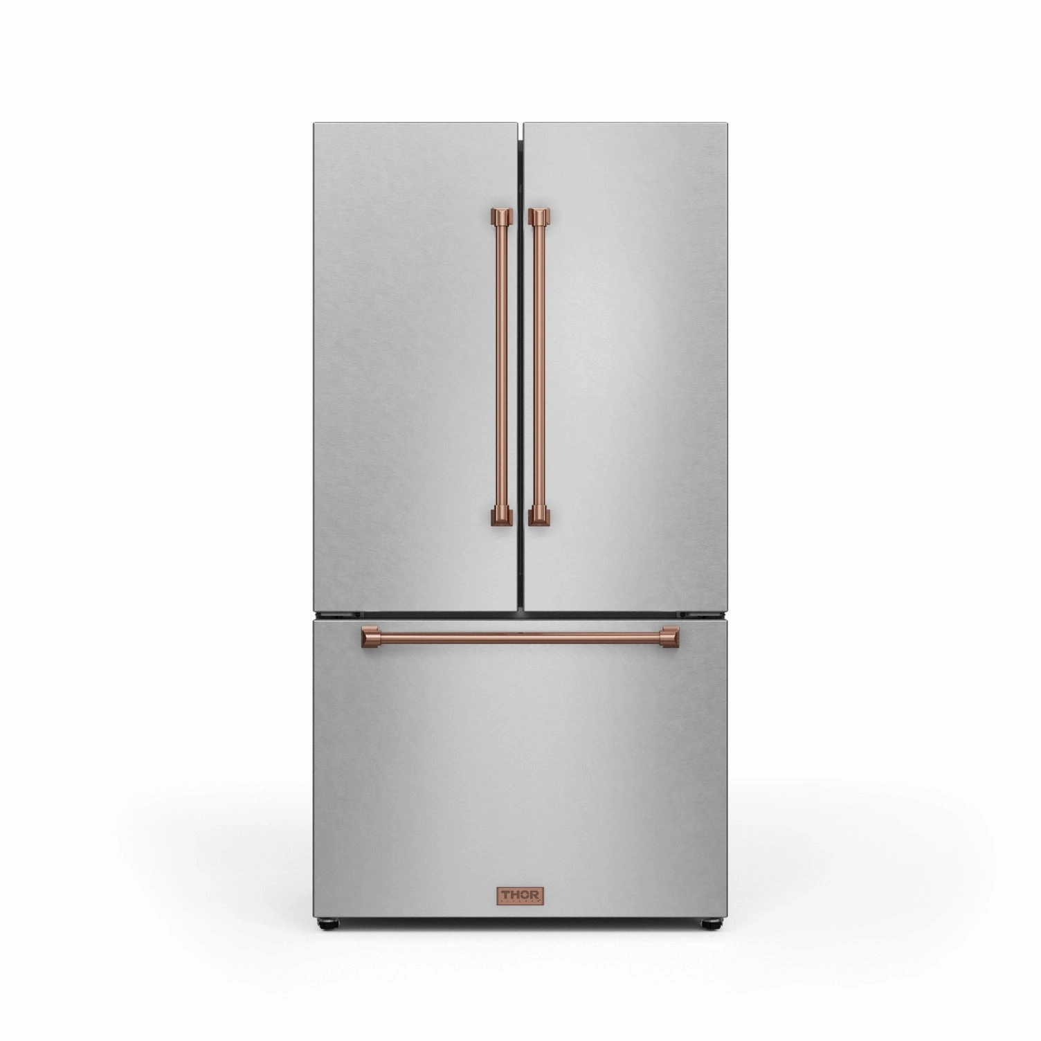 Thor Kitchen Stainless Steel French Door Counter-Depth Refrigerator with Ice Maker| Gordon Ramsay Collection (20.3 cu.ft.) - RF3621CTD99-RSG