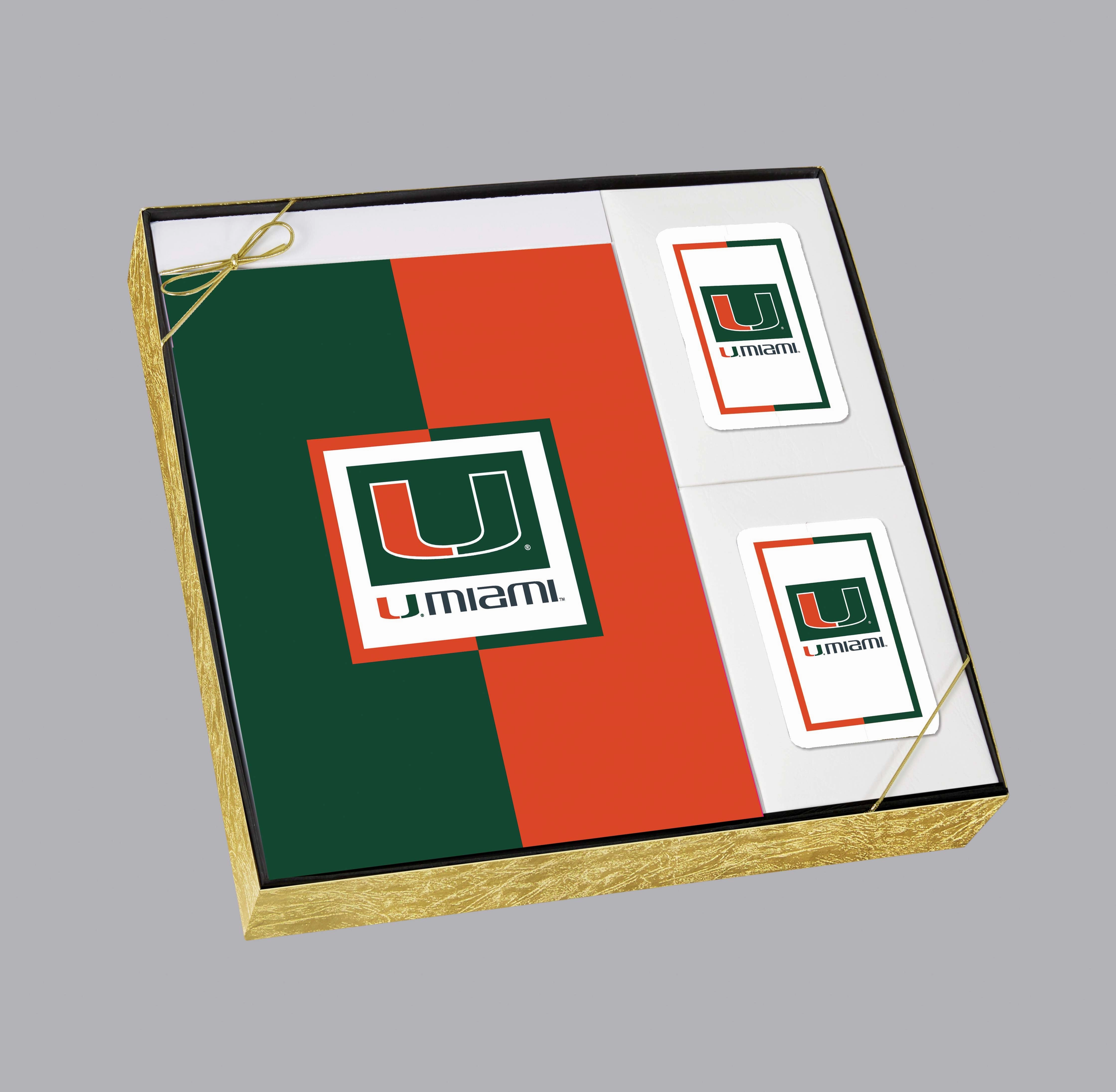 University of Miami Hurricanes College Cremation Urn - White