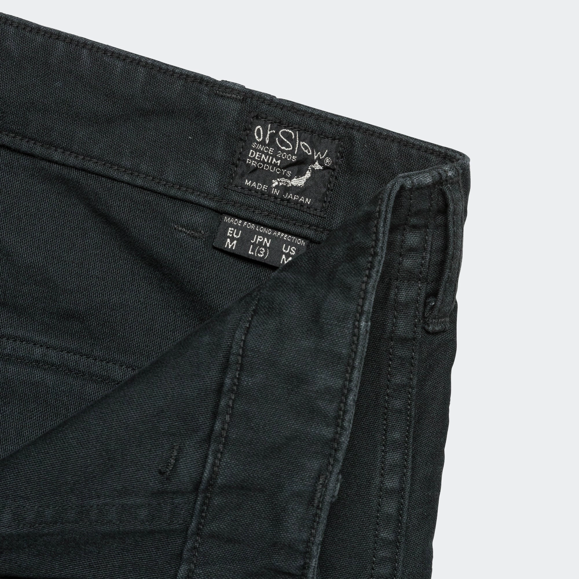 US Army Fatigue Pants x UP THERE (Regular Fit) - Black Stone Wash