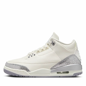 Women's Air Jordan 3 Retro - Sail/Cement Grey