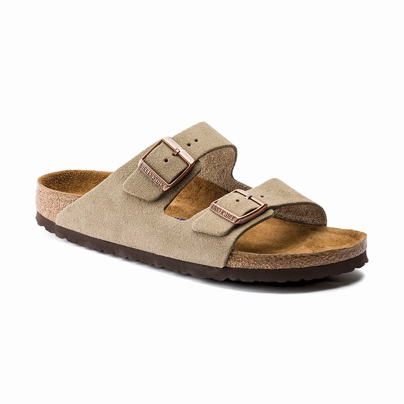 Women's Arizona Soft Footbed Taupe Suede