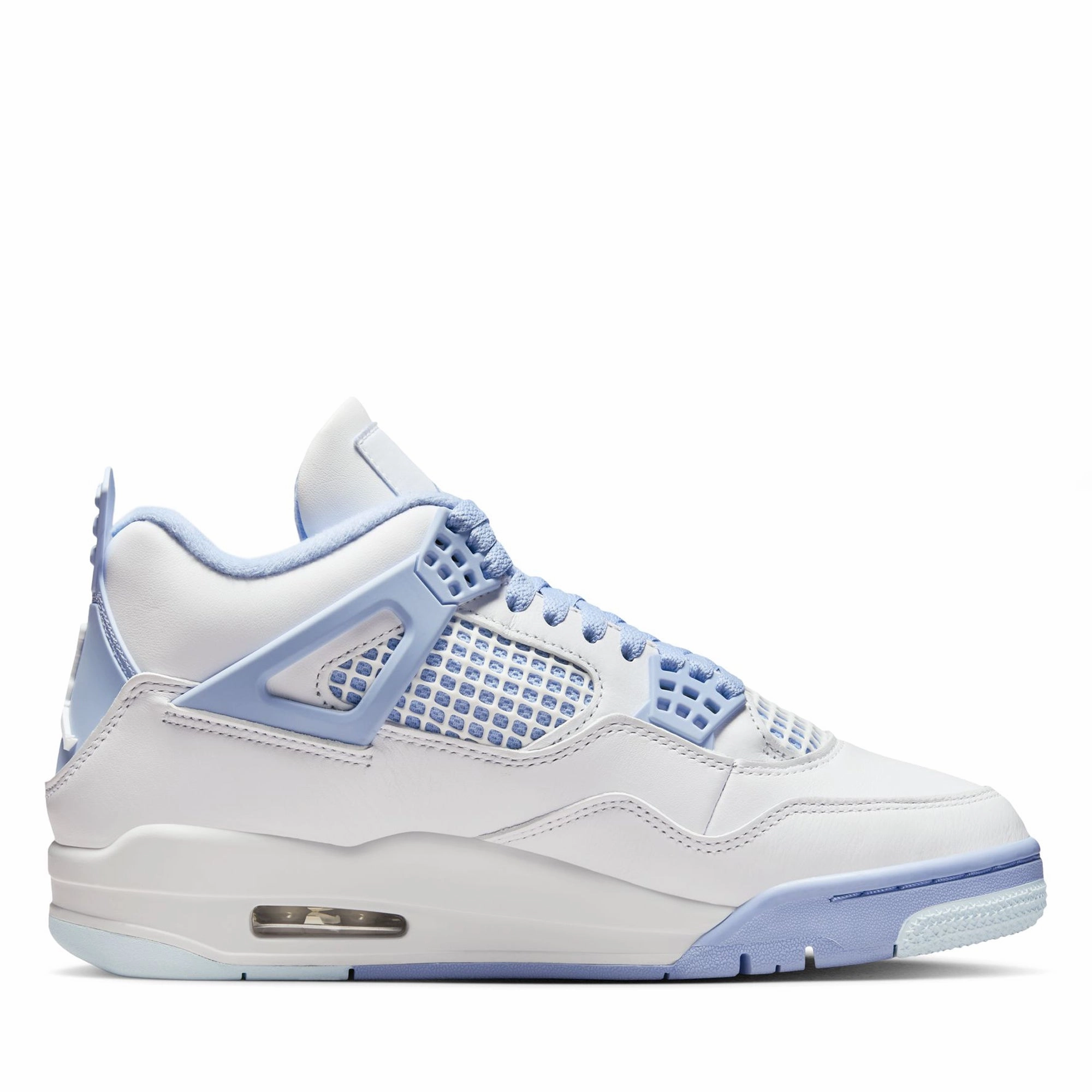 Women's Jordan 4 Retro - White/Aluminum