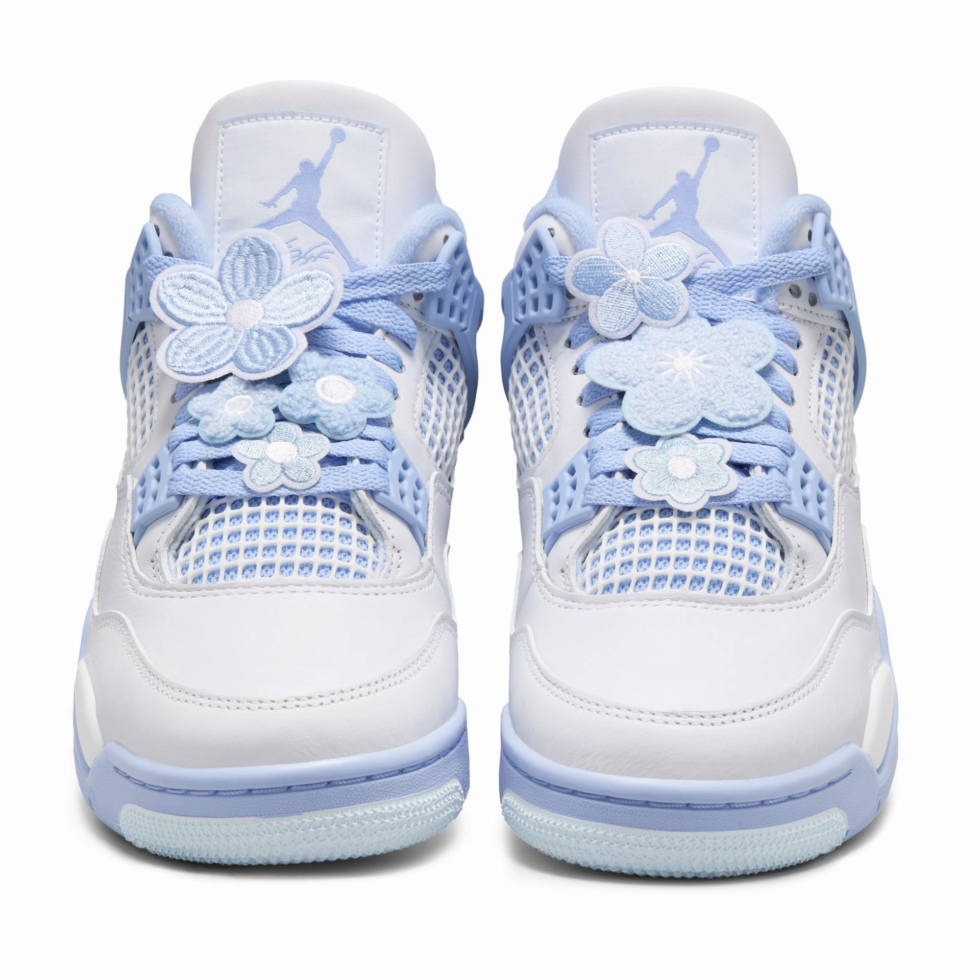 Women's Jordan 4 Retro - White/Aluminum