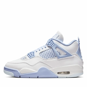 Women's Jordan 4 Retro - White/Aluminum