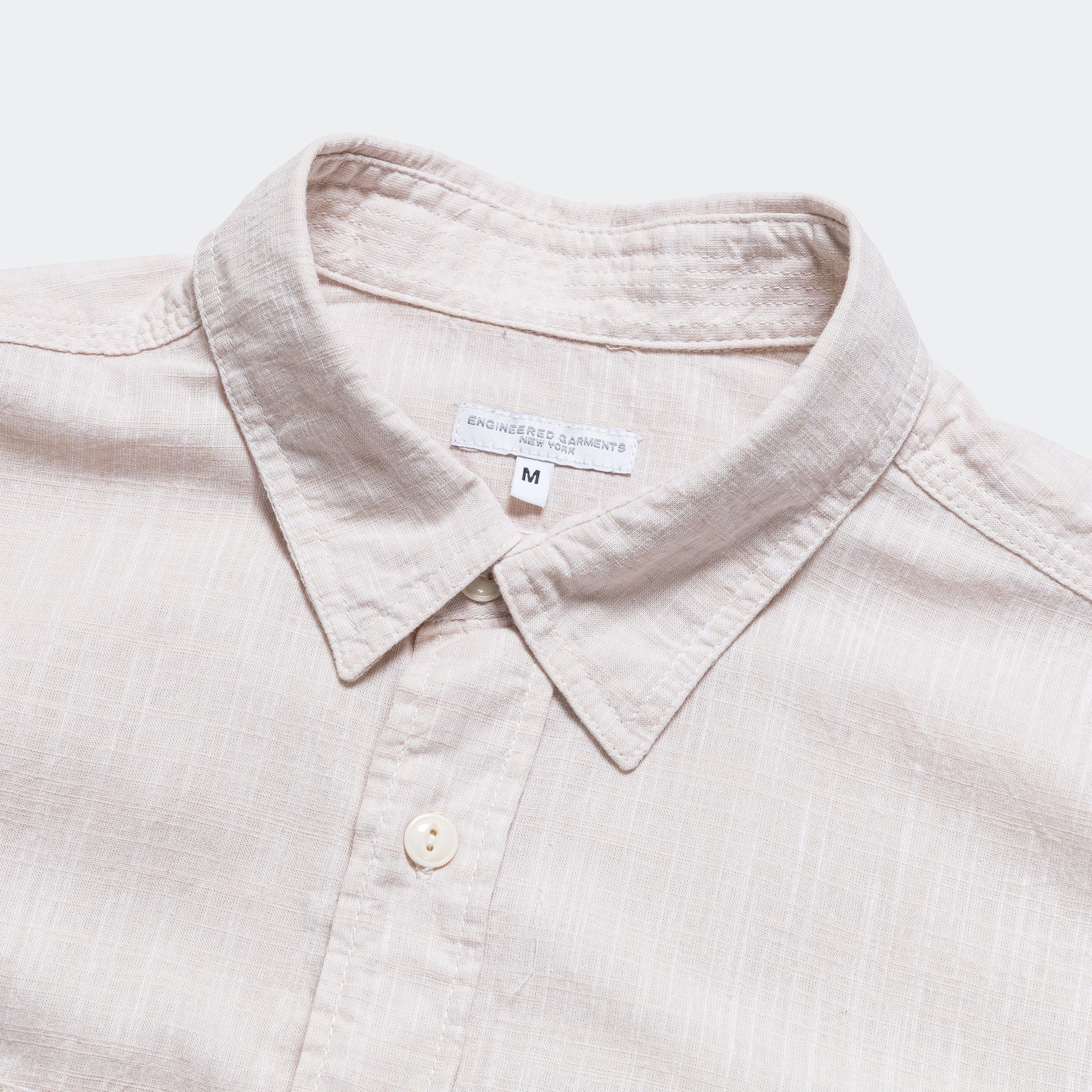 Work Shirt - Beige Cotton Slab
