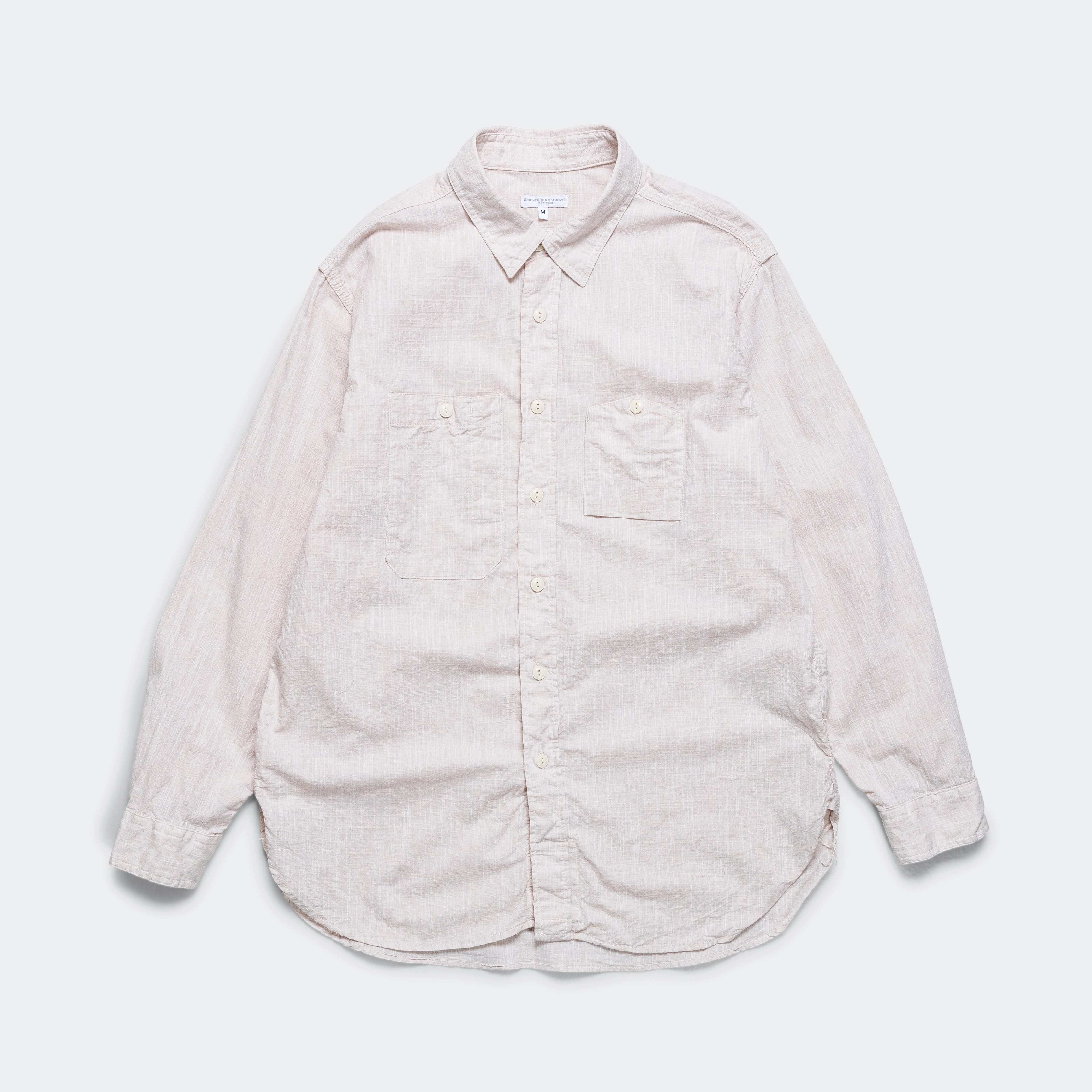 Work Shirt - Beige Cotton Slab