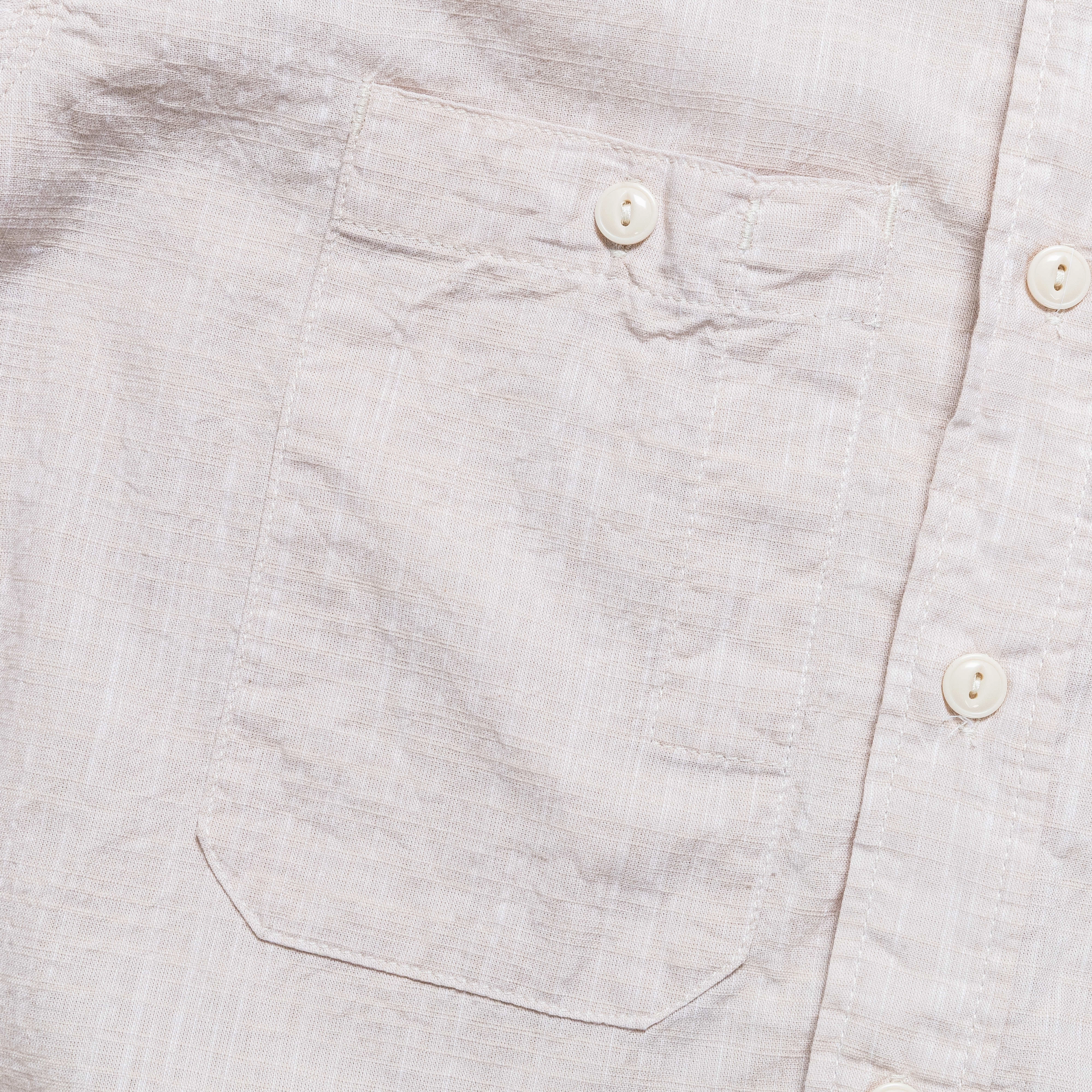 Work Shirt - Beige Cotton Slab